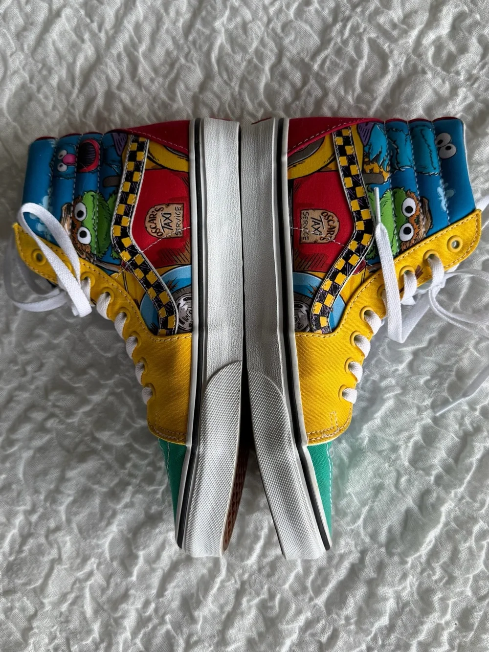 Vans x Sesame Street Sk8-hi High Top Sneakers Women’s 9.5 Men’s 8